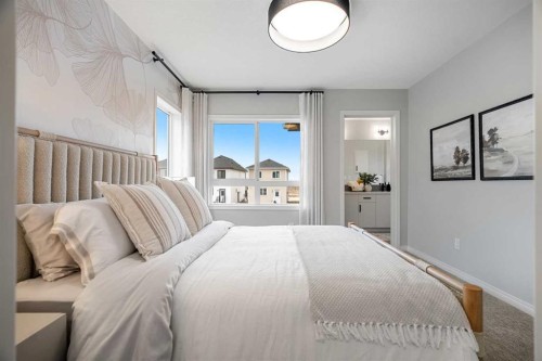 541 Bridgeport Street, Chestermere, AB - Indoor Photo Showing Bedroom