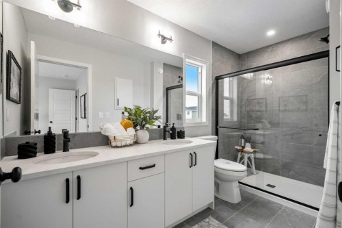 541 Bridgeport Street, Chestermere, AB - Indoor Photo Showing Bathroom