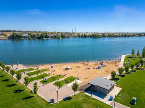 541 Bridgeport Street, Chestermere, AB - Outdoor With Body Of Water With View
