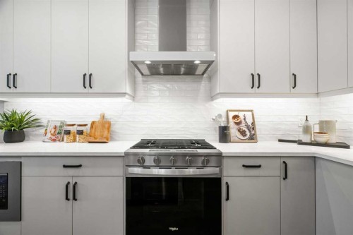 541 Bridgeport Street, Chestermere, AB - Indoor Photo Showing Kitchen With Upgraded Kitchen