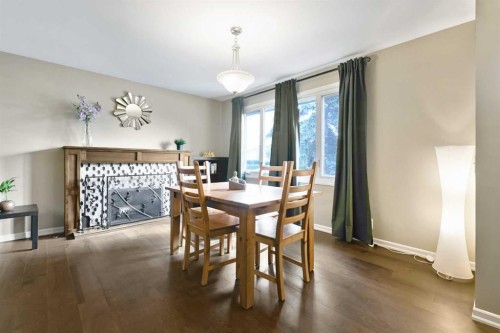 135 Manora Hill Ne, Calgary, AB - Indoor Photo Showing Dining Room
