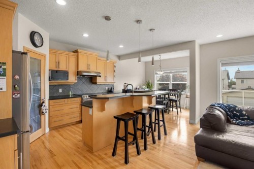 35 Covepark Place Ne, Calgary, AB - Indoor Photo Showing Kitchen With Stainless Steel Kitchen With Upgraded Kitchen