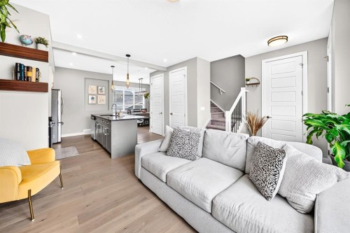 58 Precedence Link, Cochrane, AB - Indoor Photo Showing Living Room
