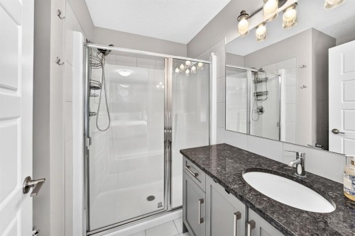 58 Precedence Link, Cochrane, AB - Indoor Photo Showing Bathroom