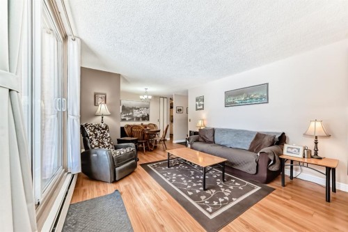 112-4944 Dalton Drive Nw, Calgary, AB - Indoor Photo Showing Living Room
