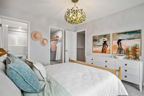 545 Bridgeport Street, Chestermere, AB - Indoor Photo Showing Bedroom