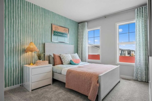 545 Bridgeport Street, Chestermere, AB - Indoor Photo Showing Bedroom