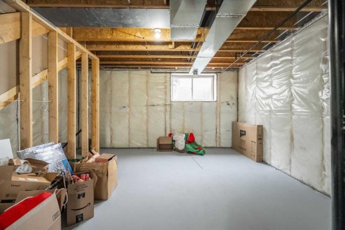 545 Bridgeport Street, Chestermere, AB - Indoor Photo Showing Basement