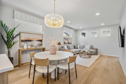 545 Bridgeport Street, Chestermere, AB - Indoor Photo Showing Dining Room