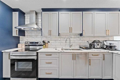 12 Cedargrove Road Sw, Calgary, AB - Indoor Photo Showing Kitchen With Double Sink With Upgraded Kitchen