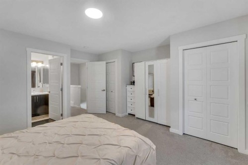 124-31 Red Embers Parade Ne, Calgary, AB - Indoor Photo Showing Bedroom