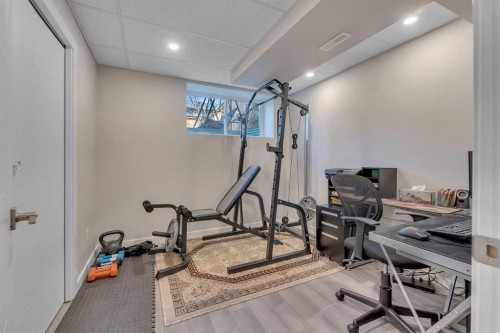 124-31 Red Embers Parade Ne, Calgary, AB - Indoor Photo Showing Gym Room