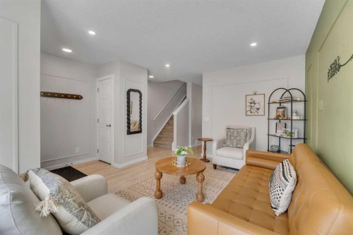124-31 Red Embers Parade Ne, Calgary, AB - Indoor Photo Showing Living Room