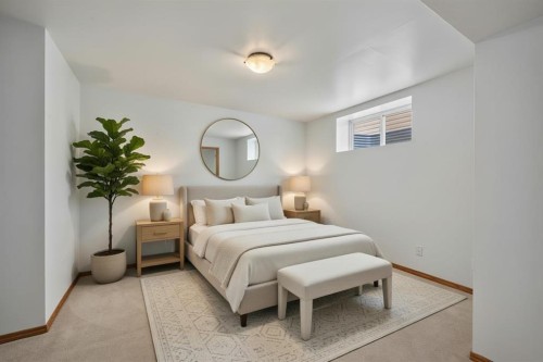 446 Harvest Hills Drive Ne, Calgary, AB - Indoor Photo Showing Bedroom