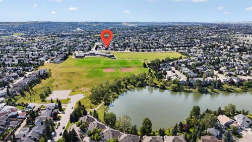 446 Harvest Hills Drive Ne, Calgary, AB - Outdoor With Body Of Water With View