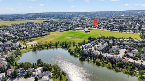 446 Harvest Hills Drive Ne, Calgary, AB - Outdoor With Body Of Water With View