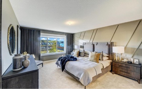 525 Lucas Way Nw, Calgary, AB - Indoor Photo Showing Bedroom
