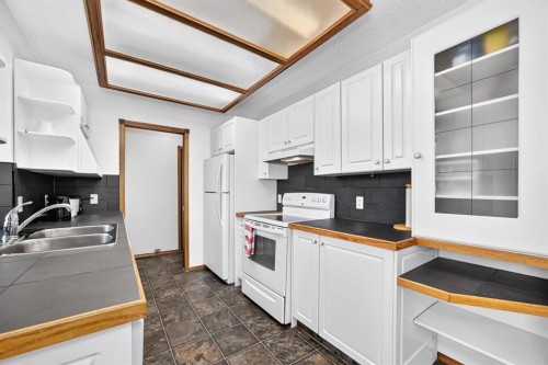 8 Sunlake Close Se, Calgary, AB - Indoor Photo Showing Kitchen With Double Sink
