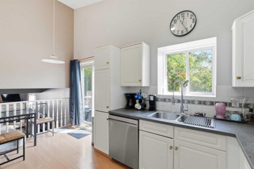 271 Erin Meadow Close Se, Calgary, AB - Indoor Photo Showing Kitchen With Double Sink
