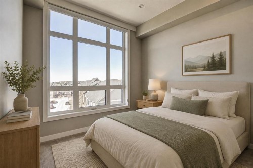 401-145 Burma Star Road Sw, Calgary, AB - Indoor Photo Showing Bedroom