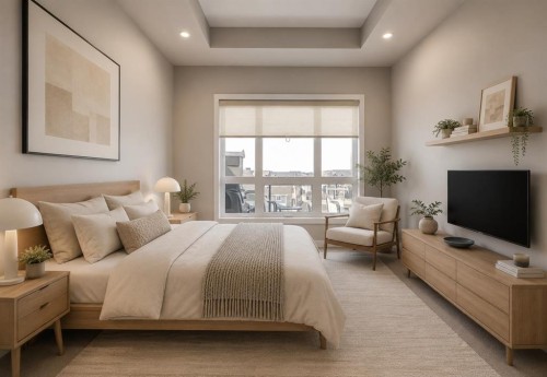 401-145 Burma Star Road Sw, Calgary, AB - Indoor Photo Showing Bedroom