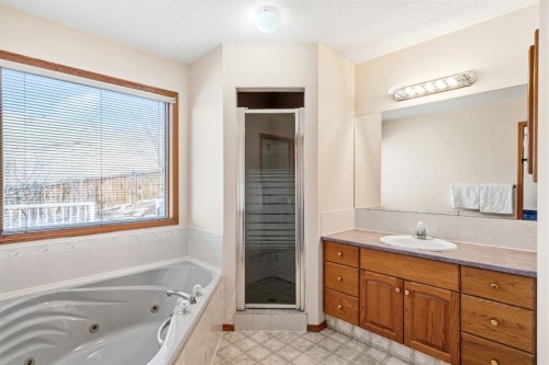48 Headlands Close, Cochrane, AB - Indoor Photo Showing Bathroom
