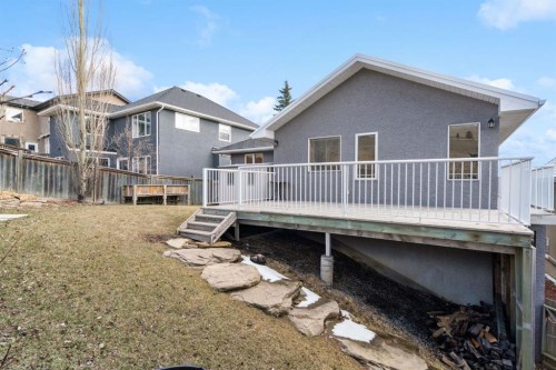 48 Headlands Close, Cochrane, AB - Outdoor With Deck Patio Veranda