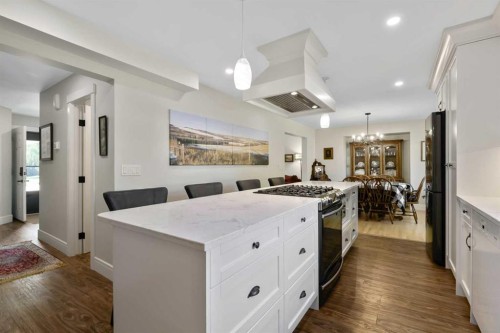 315 Woodpark Place Sw, Calgary, AB - Indoor Photo Showing Kitchen With Upgraded Kitchen