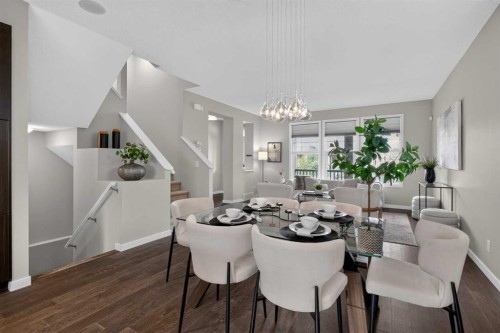 211 Skyview Point Road Ne, Calgary, AB - Indoor Photo Showing Dining Room