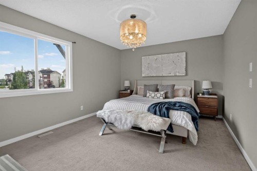 211 Skyview Point Road Ne, Calgary, AB - Indoor Photo Showing Bedroom