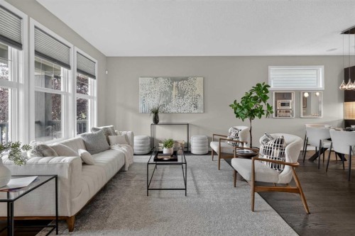 211 Skyview Point Road Ne, Calgary, AB - Indoor Photo Showing Living Room