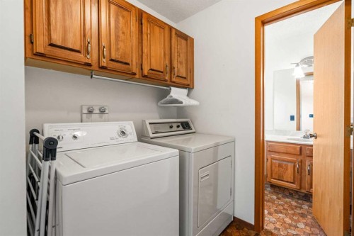 84 Deermoss Crescent Se, Calgary, AB - Indoor Photo Showing Laundry Room