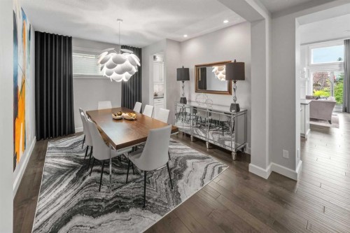 656 Quarry Way Se, Calgary, AB - Indoor Photo Showing Dining Room