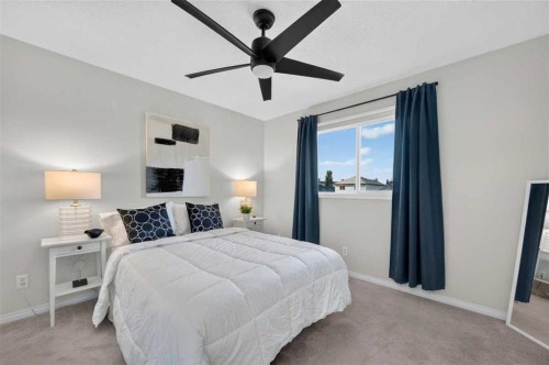 307 Covehaven View Ne, Calgary, AB - Indoor Photo Showing Bedroom
