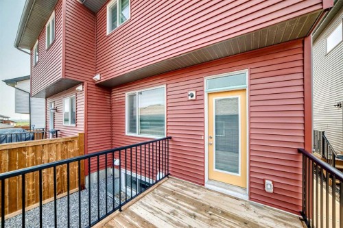 97 Herron Mews Ne, Calgary, AB - Outdoor With Deck Patio Veranda With Exterior