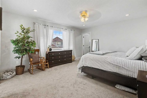 2 Baywater Cape, Airdrie, AB - Indoor Photo Showing Bedroom