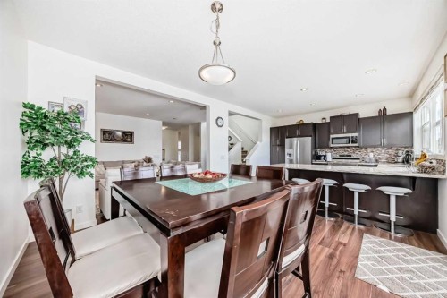 33 Redstone Drive Ne, Calgary, AB - Indoor Photo Showing Dining Room