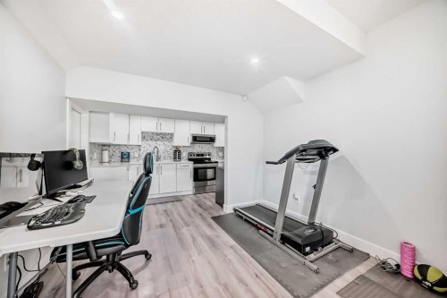 33 Redstone Drive Ne, Calgary, AB - Indoor Photo Showing Gym Room