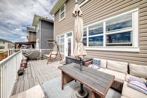 33 Redstone Drive Ne, Calgary, AB - Outdoor With Deck Patio Veranda With Exterior
