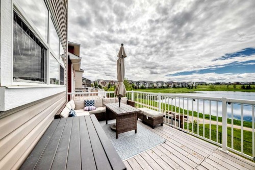 33 Redstone Drive Ne, Calgary, AB - Outdoor With Deck Patio Veranda With Exterior