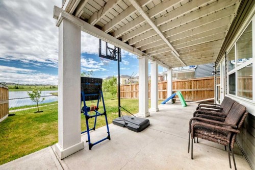33 Redstone Drive Ne, Calgary, AB - Outdoor With Deck Patio Veranda With Exterior