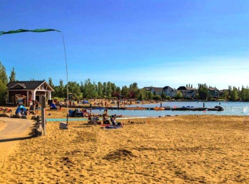 202-10 Auburn Bay Link Se, Calgary, AB - Outdoor With Body Of Water With View
