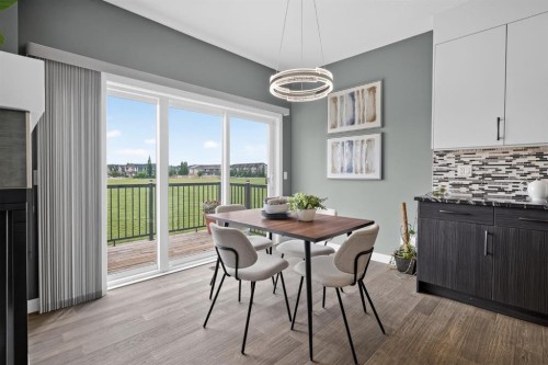 32 Legacy Cove Se, Calgary, AB - Indoor Photo Showing Dining Room
