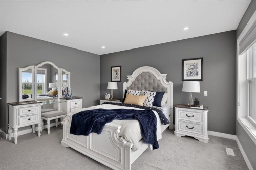 32 Legacy Cove Se, Calgary, AB - Indoor Photo Showing Bedroom