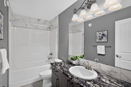32 Legacy Cove Se, Calgary, AB - Indoor Photo Showing Bathroom