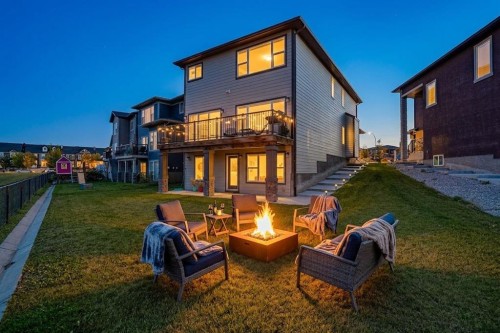 32 Legacy Cove Se, Calgary, AB - Outdoor With Deck Patio Veranda