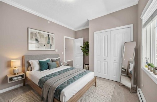 2401-175 Panatella Hill Nw, Calgary, AB - Indoor Photo Showing Bedroom