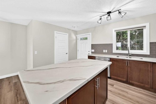 86 Pantego Lane Nw, Calgary, AB - Indoor Photo Showing Kitchen With Double Sink
