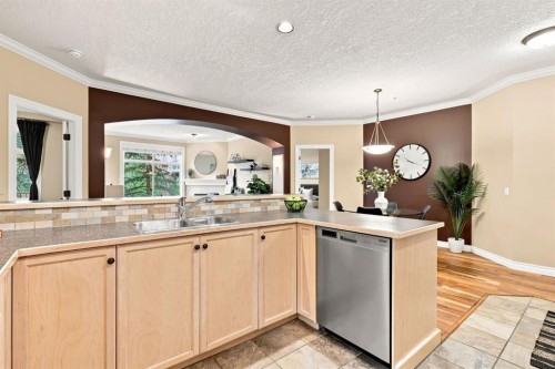 209-59 22 Avenue Sw, Calgary, AB - Indoor Photo Showing Kitchen With Double Sink