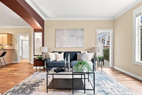 209-59 22 Avenue Sw, Calgary, AB - Indoor Photo Showing Living Room